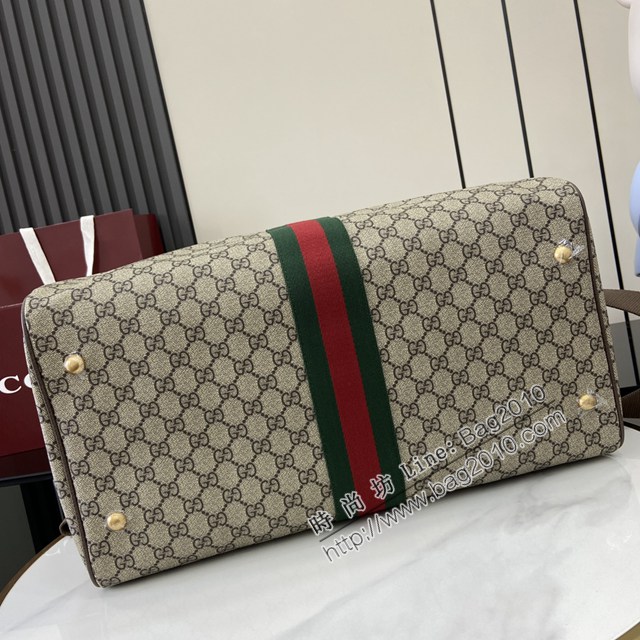 Gucci專櫃古馳最新款男士手提旅行包旅行袋 jh2802型號:  547953
